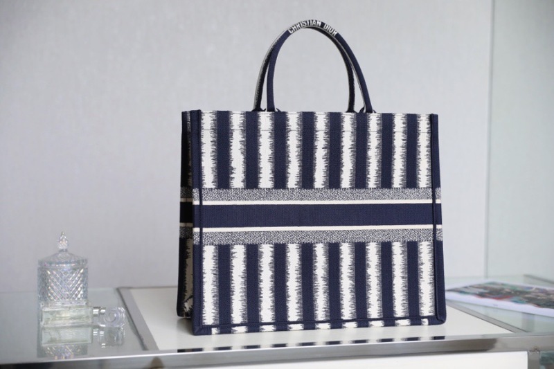 Christian Dior Large Dior Book Tote Blue, For Women, Women’s Handbags 16.5in/42cm CD