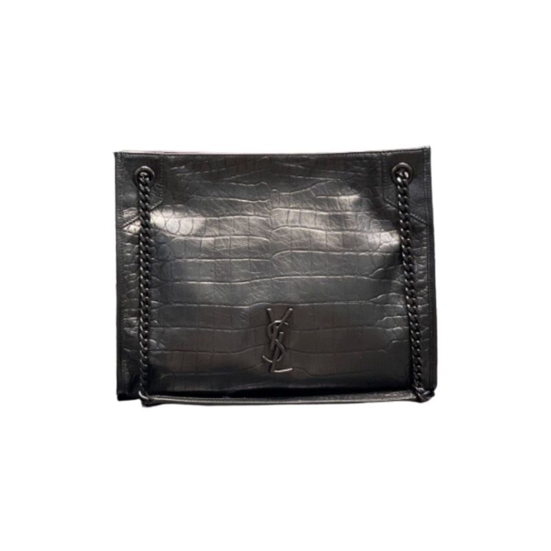 Saint Laurent Niki Medium Shopping Bag Black/Beige For Women‎ 12.9in/33cm