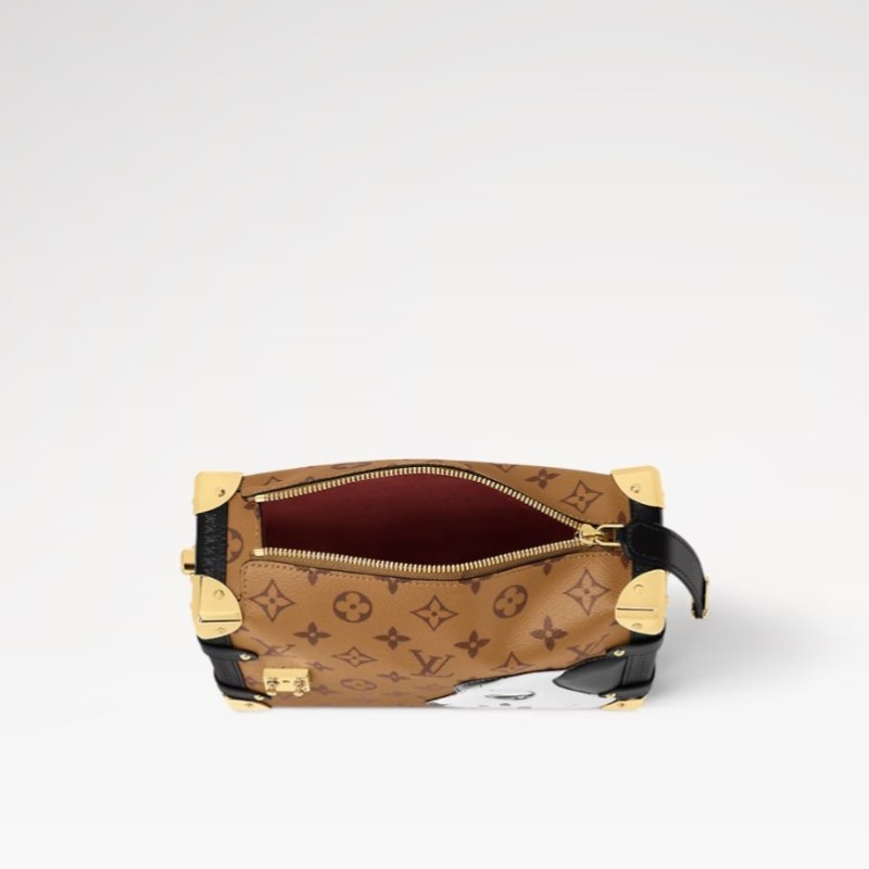 Louis Vuitton Side Trunk MM Bag Brown For Women M47202 21cm/8.3inch