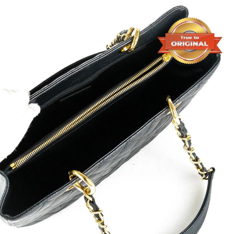 [True-to-ORIGINAL] Chanel Classic Tote Bag Black For Women 13.3in/34cm