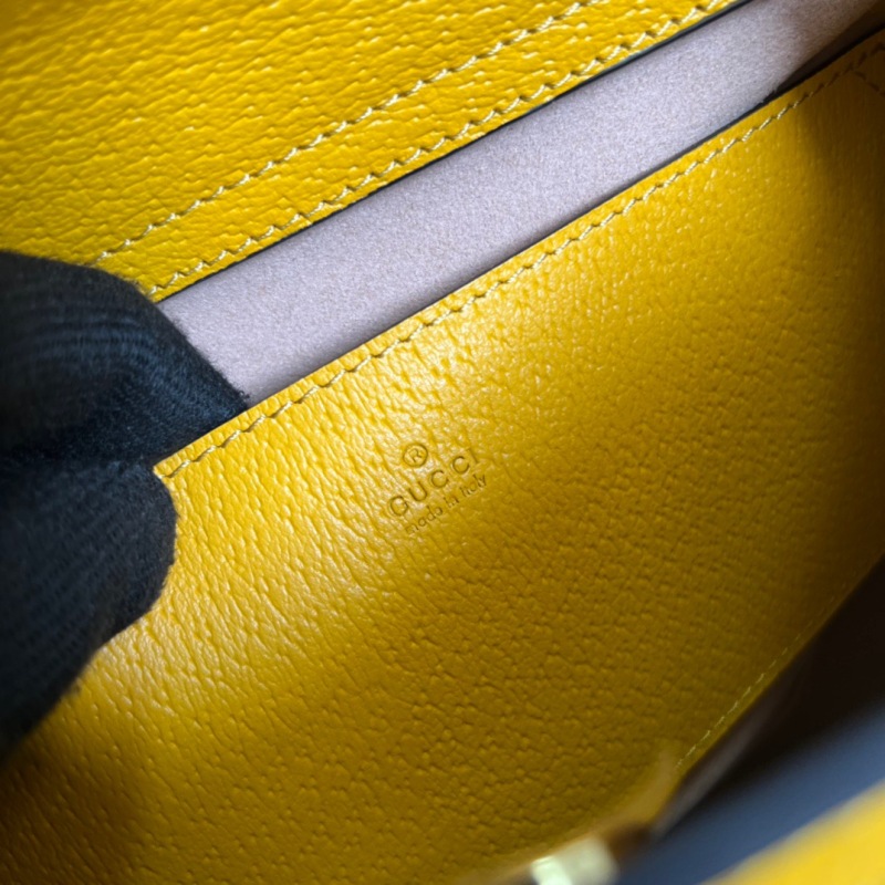 Gucci Diana Small Tote Bag Yellow For Women, Women’s Bags 11in/27cm GG ‎
