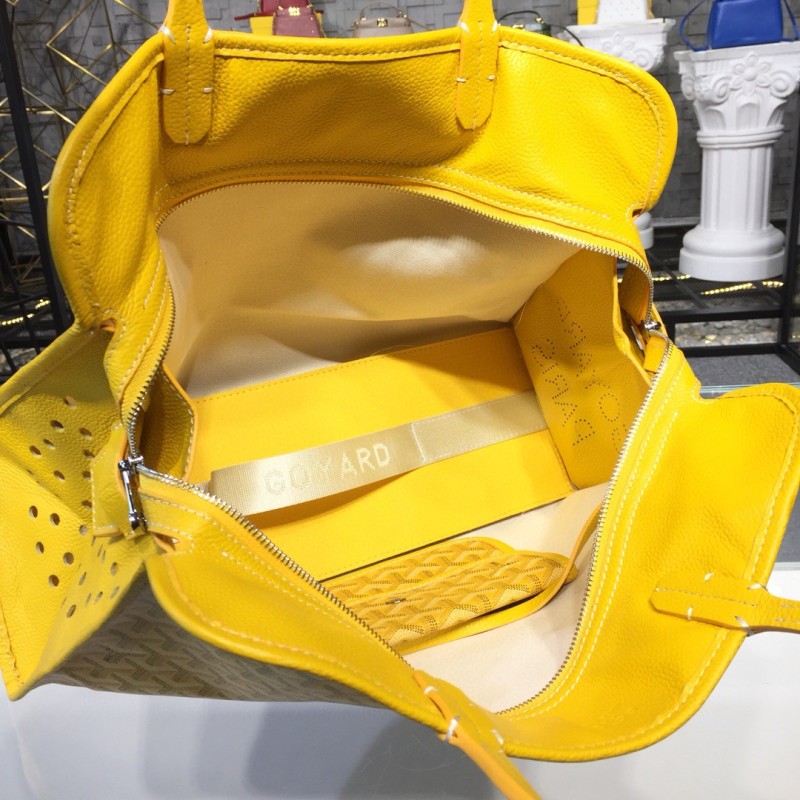 Goyard Hardy PM Bag Yellow/Black/Green For Women‎ 15.7in/40cm HARDY2PMLTY07CG07P