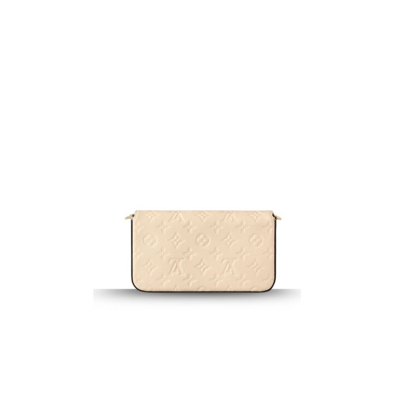 Louis Vuitton Félicie Pochette Monogram Empreinte Cream For Women 21cm/8.3in M82363