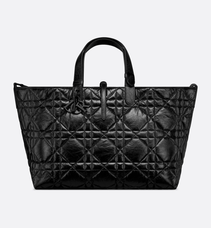 [True-to-ORIGINAL] Christian Dior Large Dior Toujours Bag Black For Women M2820SNIO_M900 – 37 Cm/ 14.5 Inches