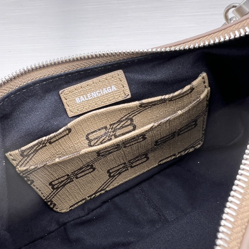 Balenciaga Le Cagole Mini Bag With Chain Bb Monogram Coated Canvas In Beige For Women 8.2 in/20.8 cm 695814210E72762