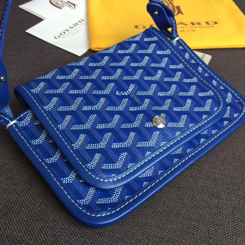 Goyard Plumet Pocket Wallet Blue For Women‎ 8.1in/20.5cm