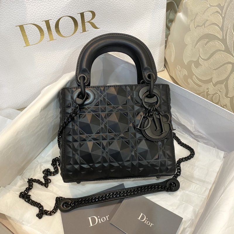 Dior Christian Dior Mini Lady Bag Black For Women 6.5in/17cm M0505SLOI_M989