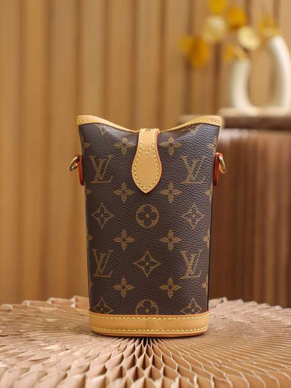 Louis Vuitton Fold Me Pouch Brown For Women 18cm / 7.1in M80874