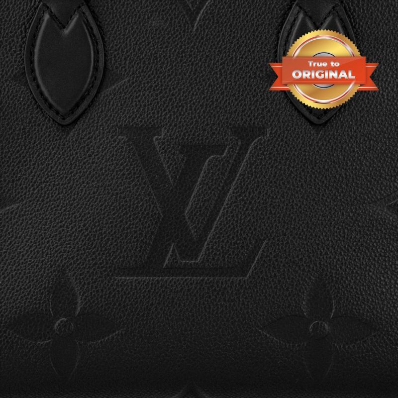 [True-to-ORIGINAL] Louis Vuitton OnTheGo PM Tote Bag Black For Women 9.8in/25cm LV M45653