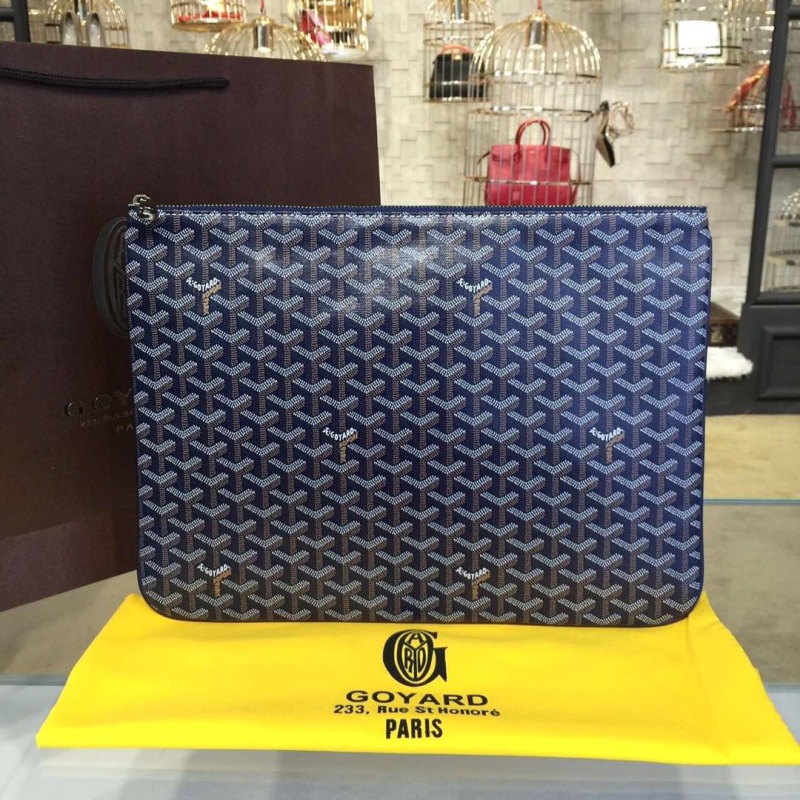 Goyard Senat MGM Pocket Navy Blue For Women‎ 14.1in/36cm