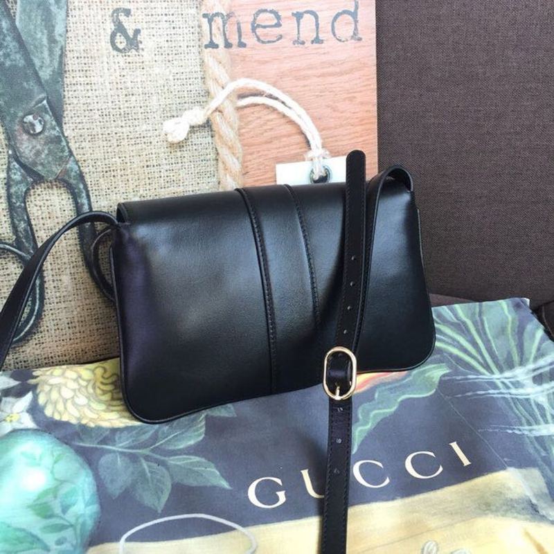 Gucci Arli Shoulder Bag Black For Women 10in/26cm 550129 0V10G 1000