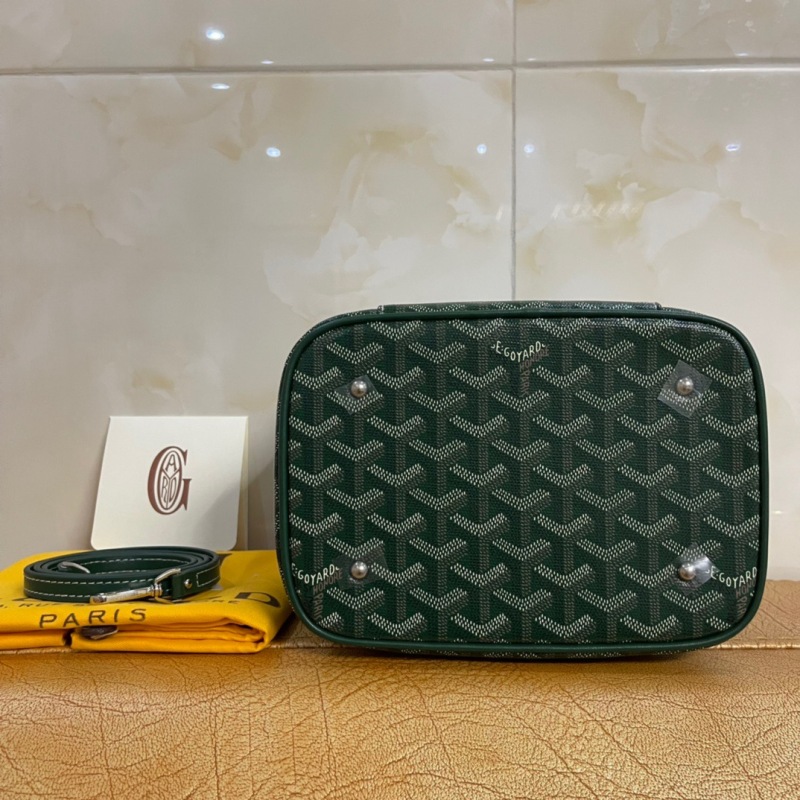 Goyard Muse Vanity Case Green/Blue/Brugundy For Women‎ 7.9in/20cm MUSEVAPMLTY01CL03P