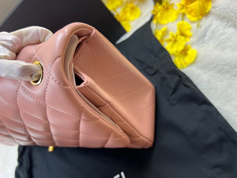 [True-to-ORIGINAL] Chanel Large Classic Handbag Light Pink For Women 30cm/11.7in A58600 Y04059 NW780