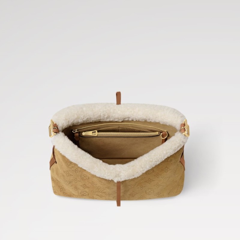 Louis Vuitton CarryAll PM Handbag Beige For Women 11.4in/29cm M11843