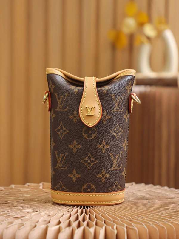 Louis Vuitton Fold Me Pouch Brown For Women 18cm / 7.1in M80874