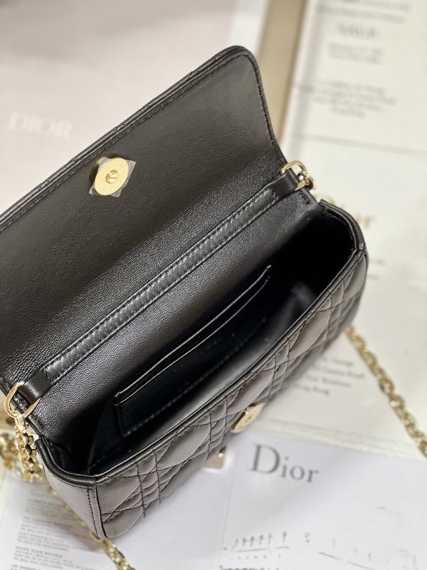 Dior Mini Miss Dior Bag White/ Black/ Blue/ Light Purple For Women 7 in/18.cm