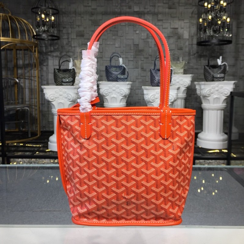 Goyard Anjou Mini Bag Orange For Women‎ 7.9in/20cm