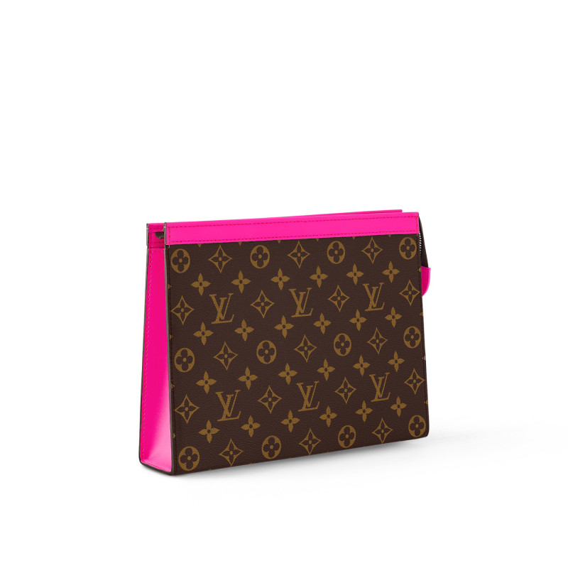Louis Vuitton Pochette Voyage MM Pouch Bag Pink For Women 10,6in/27cm M82858