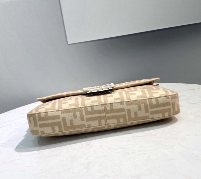Fendi Baguette 1997 Wool Bag Beige For Women, Women’s Handbags, Shoulder Bags 10.6in/27cm FF 8BR792
