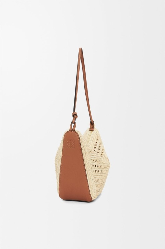 Loewe Mini Hammock Hobo Raffia Natural For Women 17cm/6.7in – A538G13X09