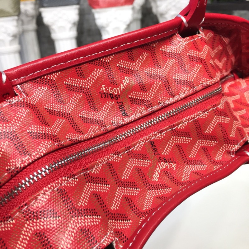 Goyard Artois PM Bag Red/Green For Women‎ 7.9in/20cm