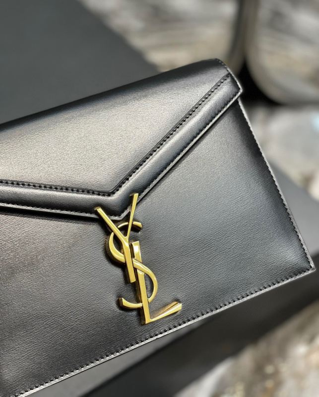 Saint Laurent Cassandra Medium Chain Bag Black/White/Red/Green/Burgundy For Women‎ 8.6in/22cm