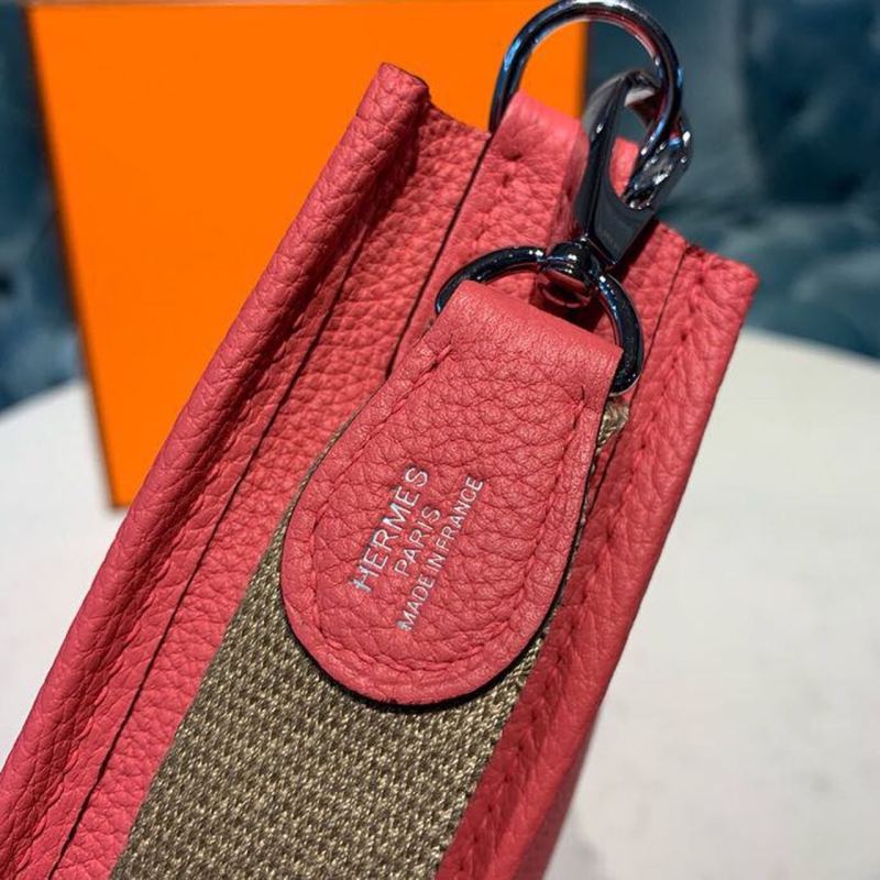 Hermes Mini Evelyne Pink For Women 7.8in/20cm