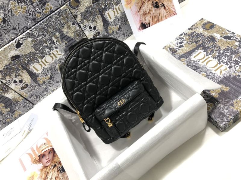 Dior Mini Dior Backpack Cannage Black For Women‎ 12 in/ 31.5 cm CD