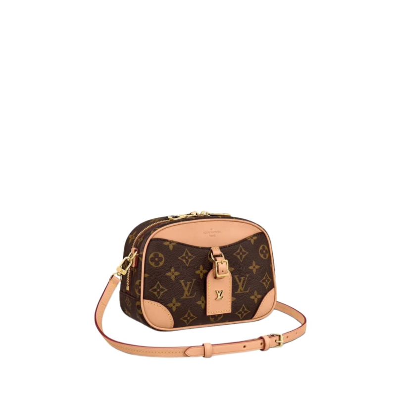 Louis Vuitton Deauville Mini Monogram Canvas By Nicolas Ghesquiere For Women, Women’s Handbags, Shoulder And Crossbody Bags 8.3in/22cm LV M45528