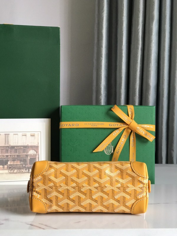 Goyard Vendôme Cosmetic Pouch Bag Yellow For Women‎ 5.3in/13.5cm VENDOTPMLTY08CL08P