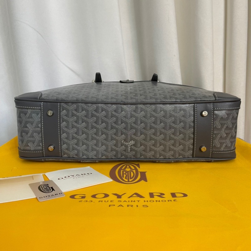 Goyard Ambassade MM Document Case Green/Grey/Black For Women‎ 16.1in/41cm AMBASSMMLTY01CL03P