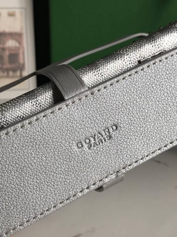 Goyard Minaudière Trunk Bag Grey For Women‎ 4.5in/11.5cm