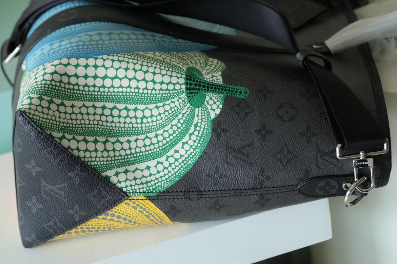 Louis Vuitton LV x YK Weekend Tote Grey For Women 16.9in/43 cm M46434