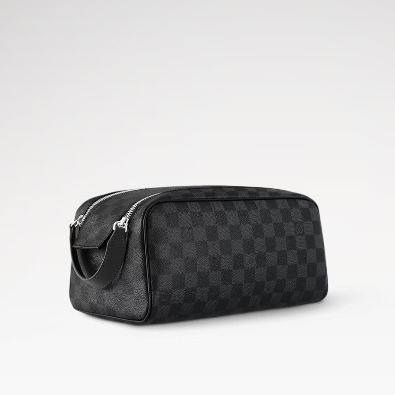Louis Vuitton King Size Toiletry Damier Graphite Canvas For Men 11in/28cm LV