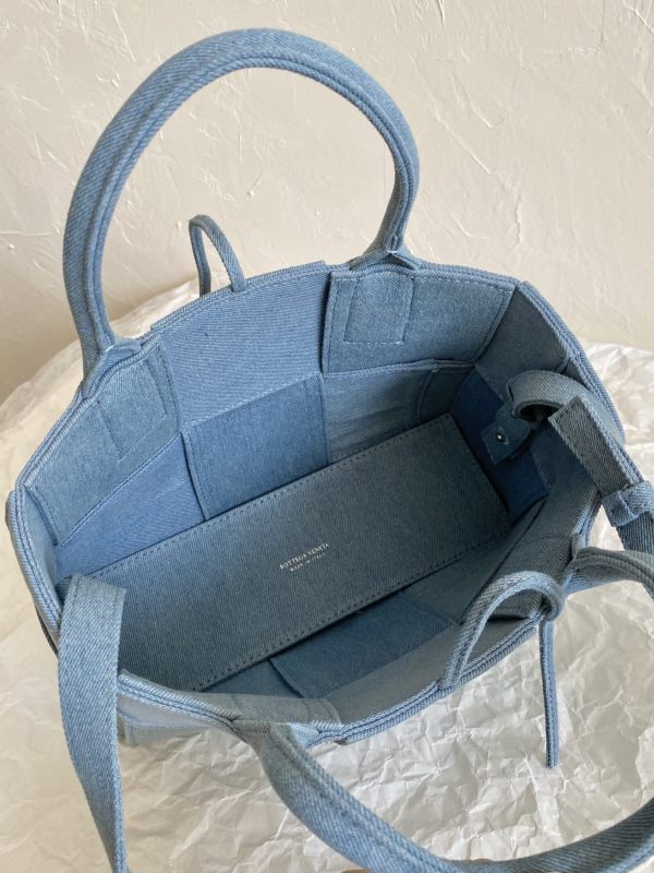 Bottega Veneta Mini Arco Tote Bag Blue For Women‎ 9.8in/25cm