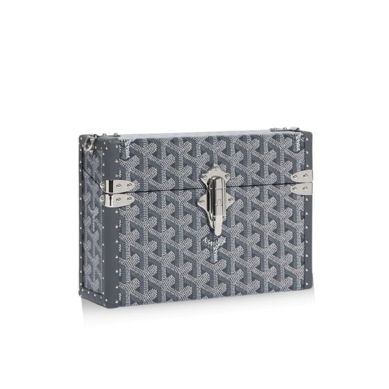 Goyard Cassette Trunk Bag Grey For Women‎ 5.9in/15cm CASSETPMLTY51CL51P