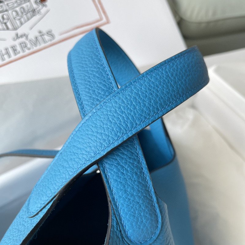 Hermes Picotin Lock 18 Bag Blue For Women, Women’s Handbags 7.1in/18cm