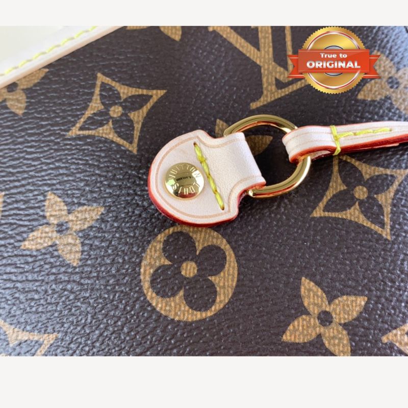 [True-to-ORIGINAL] Louis Vuitton LV x YK Neverfull MM Bag Brown For Women 12.2in/31cm M46468