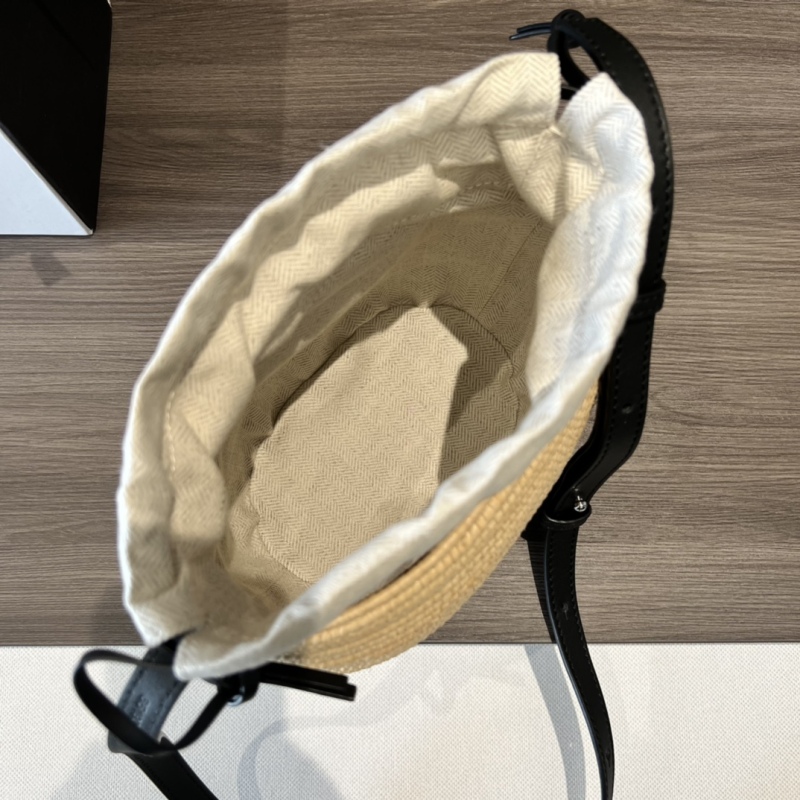 Loewe Beehive Basket Bag Beige/Black For Women 7.9in / 20cm