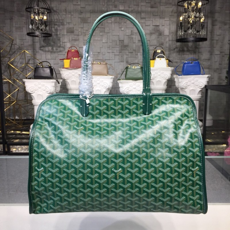 Goyard Hardy PM Bag Yellow/Black/Green For Women‎ 15.7in/40cm HARDY2PMLTY07CG07P