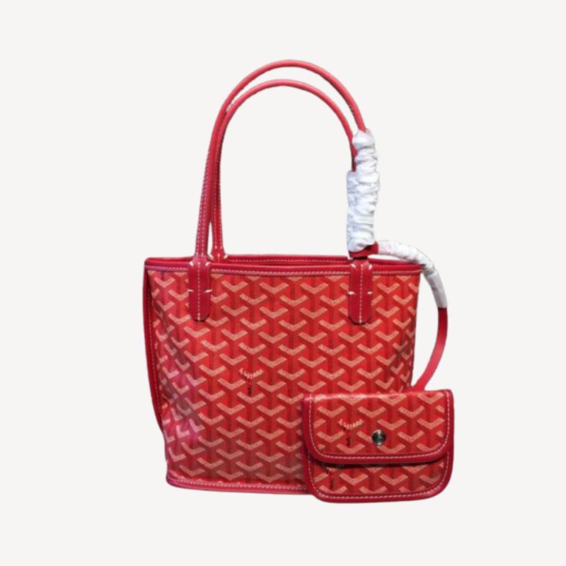 Goyard Anjou Mini Bag Red For Women‎ 7.9in/20cm
