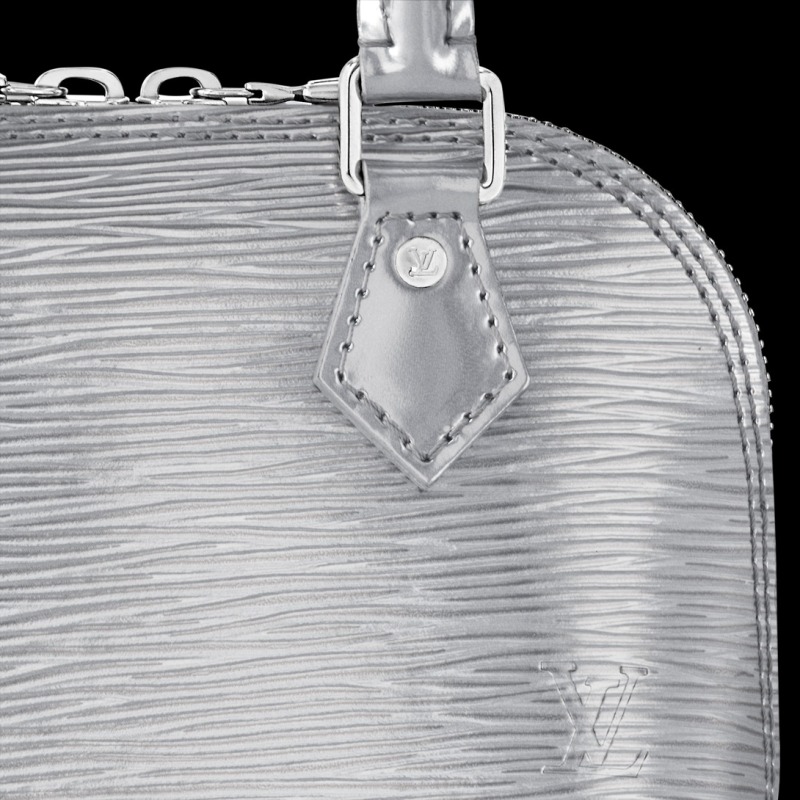 Louis Vuitton Nano Alma Silver Bag For Women M82682- 7.1 Inches / 18 cm