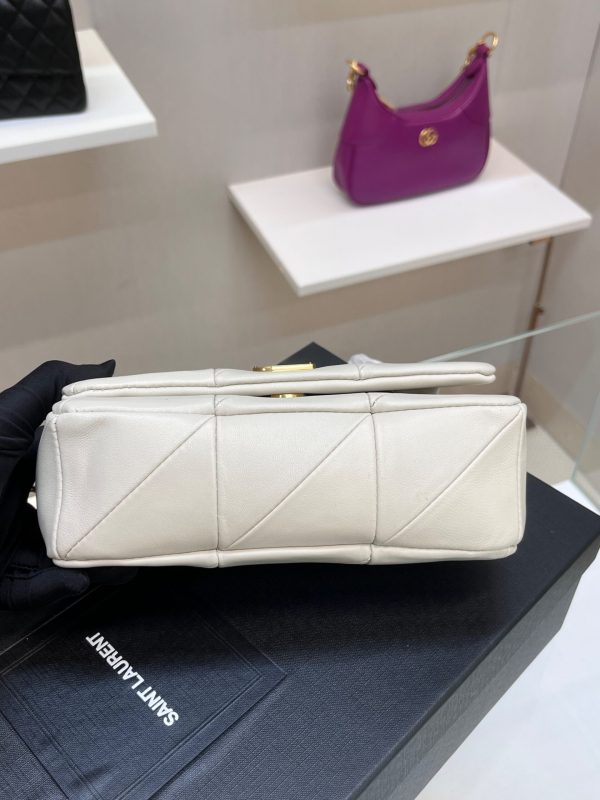 [True-to-ORIGINAL] Saint Laurent Jamie Small Chain Bag White For Women 7.8in/20cm