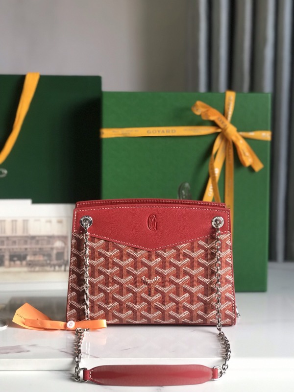 Goyard Rouette Structuré PM Bag Red For Women‎ 7.1in/18cm ROUETSPMLTY02CL02P
