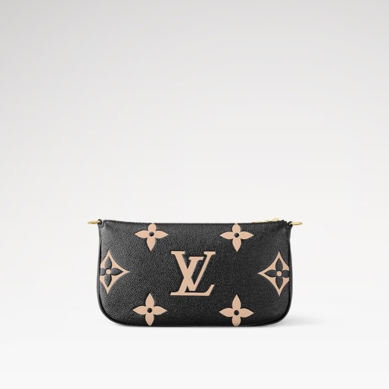 [True-to-ORIGINAL] Louis Vuitton Multi Pochette Accessoires Black For Women 9.8in/25cm M45777