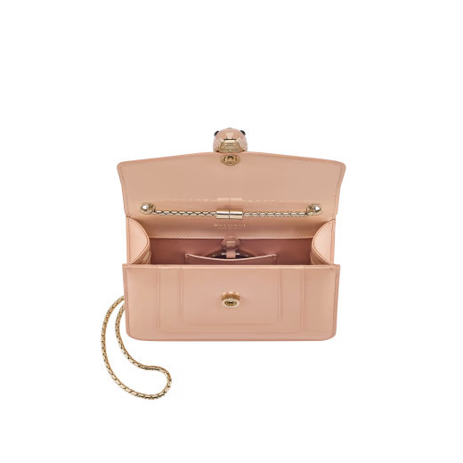BVLGari Serpenti Forever Crossbody Bag Rose Gold For Women-292080