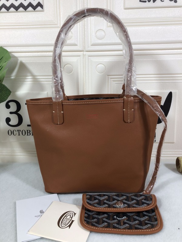 Goyard Anjou PM Bag Black/Yellow/Brown For Women‎ 7.9in/20cm