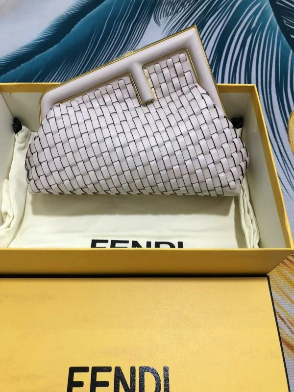 [True-to-ORIGINAL] Fendi First Small Bag Pink For Women 10in/26cm