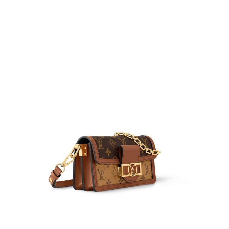 Louis Vuitton Dauphine East West Brown For Women 7.9in/20cm M46757