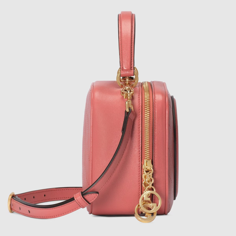 Gucci Blondie Top Handle Bag Pink For Women ‎744434 1IV0G 6701 17cm/6.7 inch